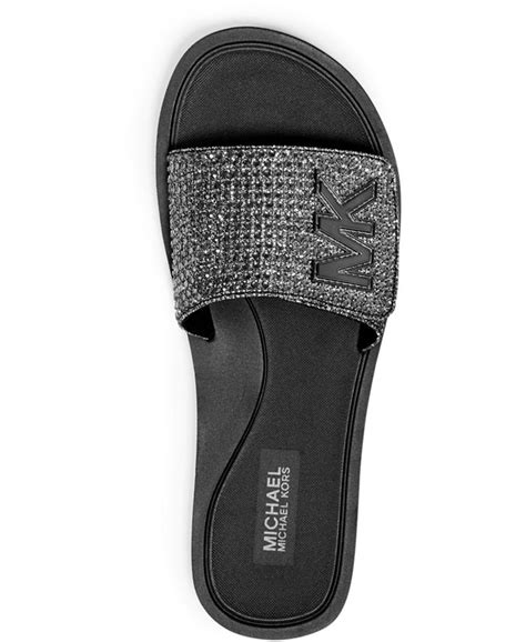 michael kors women's mk charm slide sport sandal|MICHAEL Michael Kors Women's MMK Charm Slide Sandals.